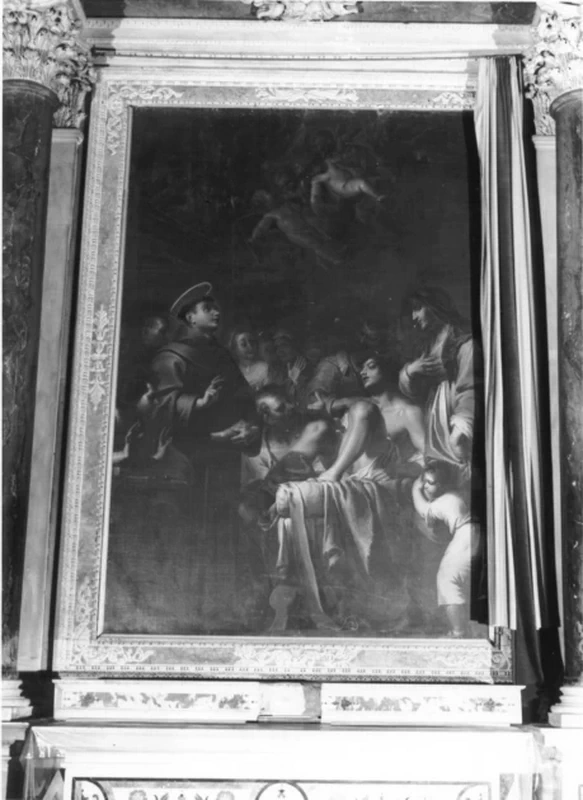 Episodio della vita di sant'Antonio il miracolo del piede risanato - Lucca